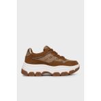 Guess Berrett Logolu Bağcıklı Sneaker Ayakkabı FLPBT3FAL12 Bayan Ayakkabı Flpbt3 FAL12 Beıbr - Bej