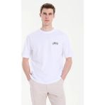 Guess Beyaz Erkek Regular Fit Baskılı T-Shirt M6RI14I3Z14-G011 Beyaz T-Shirt