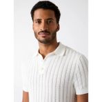 Guess Beyaz Erkek Regular Fit Örgü Polo T-Shirt M6GR05Z0558-G018 Beyaz Polo T-Shirt