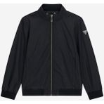 Guess Bg Store Erkek Çocuk Siyah Ceket Normal Kalıp Dokuma Kumaş Dik Yaka - 10 Yaş
