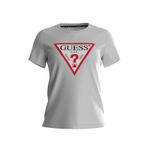 GUESS Bisiklet Yaka Beyaz Kadın T-Shirt W1YI1BI3Z14G011, XL, 5003048480004