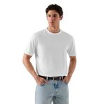 Guess Bisiklet Yaka Kısa Kollu Küçük Yamalı Pamuklu Modal T-shirt, L, P70741S2678, Beyaz, Erkek