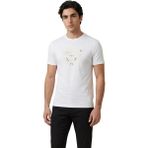 Guess Bisiklet Yaka Kısa Kollu Üçgen Hd Çok Renkli Erkek Beyaz T-Shirt M6GI11K2992-G011 - XL