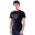 Guess Bisiklet Yaka Kısa Kollu Üçgen Logolu T-Shirt M6GI11K2992 - Lacivert - XL