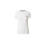 Guess Bisiklet Yaka Slim Fit T-Shirt, L, 5003122053, Beyaz, Kadın