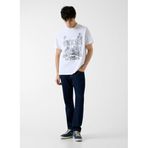Guess Blvd Regular Fit T-Shirt, XL, M6RI01I3Z14, Beyaz, Erkek