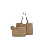Guess Brenton Kadın Kahverengi Tote Omuz Çantası Hwlg9648230-Ltl