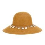 Guess Brim Metal Charmlı Hasır Şapka Bayan ŞAPKA AW5290 NYL01 NAT