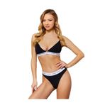 Guess Carrie Kadın Üçgen Modal Karışımlı Sütyen, Siyah, L Beden