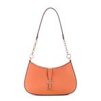 GUESS Carrie Top Zip Omuz Çantası, Kayısı, One Size, Carrie Top Zip Omuz Çantası
