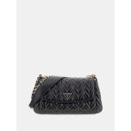 Guess Cheryl Dönüştürülebilir Kapaklı Çapraz Askılı Kadın Siyah Omuz Çantası HWTQ9720210-BLA