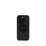 Guess Classic Circle iPhone 16 Pro Max Magsafe Uyumlu Siyah Telefon Kılıfı
