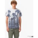 Guess Cn Palm Single 190 Erkek Gri T-Shirt - P9ZS-Gri - XL