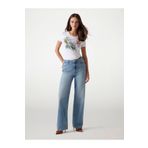 Guess Cn Ss Leaf Trıangle Tee Kadın Beyaz T-shirt W5gı07j1314-g011
