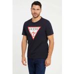 Guess Cn Ss Orıgınal Logo Tee Erkek Lacivert T-shirt M2yı71ı3z14-g7v2