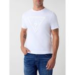 Guess Core Erkek Slim Fit T-Shirt - Beyaz - XL