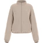 Guess Couture Taşlı Regular Fit Dik Yaka Kadın Mont V4BL03K0232 - Bej - XS