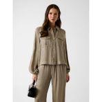 Guess Dalia Akışkan Kısa Kadın Yeşil Gömlek W6GH22W1789-G8CJ
