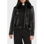 Guess Darcey Kapitoneli Regular Fit Çıkarılabilir Peluş Yaka Fermuarlı Ceket W5BL35W2820 Bayan Ceket W5BL35 W2820 Jblk - Siyah - XS