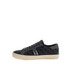 Guess Davor Deri Sneaker, 41, FMPDAVFAL12, Siyah, Erkek