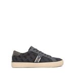 Guess Davor Deri Sneaker, 42, FMPDAVFAL12, Siyah, Erkek
