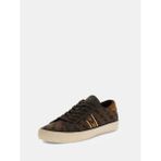 Guess Davor Logo Erkek Sneaker Ayakkabı FMPDAVFAL12 - Kahverengi