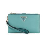 GUESS Defne Çift Zip Organizatör Cüzdan, Cam göbeği, One Size