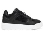 Guess Delove2 Siyah Sneaker, 37, FLTDL2LEA12, BLACK, Kadın