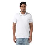 Guess Düz Polo T-Shirt, M, 5003336581, Beyaz, Erkek