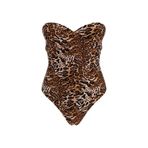 Guess E3GJ08MC04R Iconic Leopard Combo One Piece Kadın Mayo