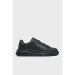Guess Elba Logolu Kalın Tabanlı Sneaker Ayakkabı FMJLBALEA12 Erkek Ayakkabı Fmjlba LEA12 Black - Siyah