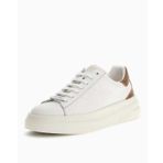 Guess Elba Logolu Sneaker - White Beige Brown / 43