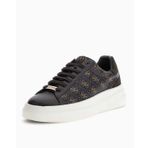 Guess Elba Monogram Baskılı Sneaker - Brown Ocra / 41
