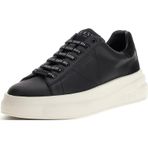 Guess Elbina Deri Sneaker, 39, FLPVIBSUE12BLACKN, SİYAH, Kadın