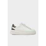 Guess Elbina Hakiki Deri Sneaker Ayakkabı FLJELBFAL12 Kadın Ayakkabı Fljelb FAL12 Whbro - Beyaz - Kahverengi