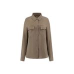 Guess ENORA EQUIPMENT SHIRT Gömlek, S, W5GH83WH5N2-G8CJ, Krem, Kadın