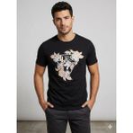 Guess Erkek Baskılı Kısa Kollu Bisiklet Yaka T-Shirt M4GI11I3Z14 - Siyah - XS