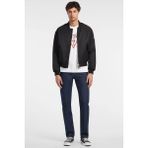 Guess Erkek Beyaz Logolu Ikonik T-Shirt - M