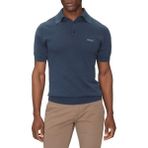 Guess Erkek Cree Normal Kalıp Polo Yaka Ipek Karışımlı Triko T-Shirt - Lacivert