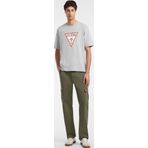 Guess Erkek Gri Üçgen Logolu T-Shirt