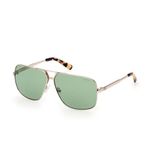 Guess Erkek Güneş Gözlüğü, Altın - GU0007032N61, Yeşil::altın, 61
