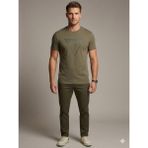 Guess Erkek Günlük Casual Baskılı T-Shirt Z4YI12I3Z14 - Yeşil