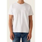 Guess Erkek Jersey Modal Karışımlı Regular Fit T-Shirt - Beyaz - XL