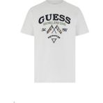 Guess Erkek Jersey Regular Fit T-Shirt - Beyaz - M