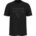 Guess Erkek Jersey Slim Fit T-Shirt - Siyah - XL