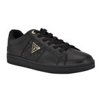 GUESS Erkek Larvin Sneaker, Siyah/Siyah 001, 43 EU