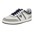 GUESS Erkek Lasen Sneaker, Orta Gri/Beyaz Multi 031, 43 EU