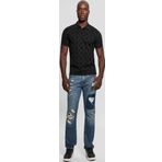 Guess Erkek Siyah Desenli Polo T-Shirt