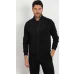 Guess Erkek Siyah Dik Yaka Zip Ceket