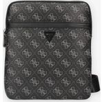 Guess Erkek Siyah Milano 4G Logolu Çapraz Çanta